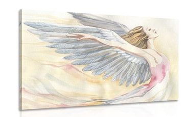 CANVAS PRINT FREE ANGEL - PICTURES OF ANGELS - PICTURES