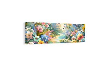 OBRAZ PESTROBAREVNÉ KVĚTINY - PICTURES FLOWERS - PICTURES