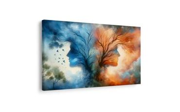 OBRAZ SOUZNĚNÍ DVOU ŽIVLŮ - OBRAZY STROMY ŽIVOTA - OBRAZY