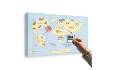 ΕΙΚΌΝΑ ΣΤΟΝ ΠΑΓΚΌΣΜΙΟ ΧΆΡΤΗ ΦΕΛΛΟΎ ΜΕ ΤΑ ΖΏΑ - ΠΊΝΑΚΕΣ ΣΤΟ ΦΕΛΛΌ - ΠΊΝΑΚΕΣ