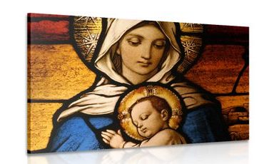 OBRAZ PANNA MARIE S JEŽÍŠKEM - ABSTRAKTNÍ OBRAZY - OBRAZY