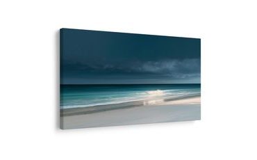 TABLEAU SUR TOILE – MER CALME SOUS LES NUAGES - TABLEAUX DE LA MER ET DE LA PLAGE - TABLEAUX