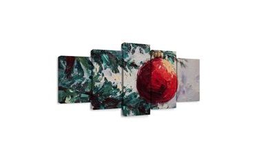 5-DÍLNÝ OBRAZ VÁNOČNÍ KOUZLO STROMU - VÁNOČNÍ A ZIMNÍ OBRAZY - ΠΊΝΑΚΕΣ