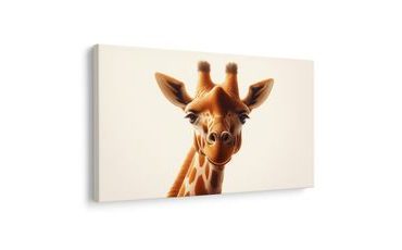 OBRAZ ZVÍŘECÍ PORTRÉT ŽIRAFY - OBRAZY ZEBRY A ŽIRAFY - OBRAZY