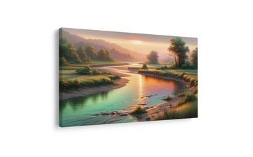 SLIKA RIJEKA U PREDVEČERJE - SLIKE PRIRODE I KRAJOLIKA - SLIKE