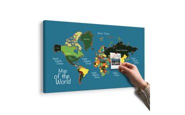 OBRAZ NA KORKU STYLOVÁ MAPA - OBRAZY NA KORKU - OBRAZY