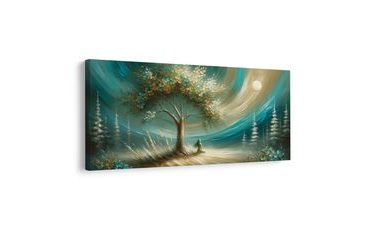 OBRAZ MEDITACE POD STROMEM ŽIVOTA - OBRAZY STROMY ŽIVOTA - PICTURES