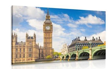 WANDBILD BIG BEN IN LONDON - BILDER VON STÄDTEN - BILDER