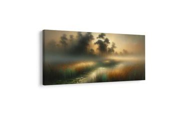 OBRAZ PODZIMNÍ MLHA - OBRAZY POLE A LOUKY - OBRAZY