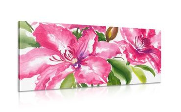 CANVAS PRINT BEAUTIFUL FLOWERS - PICTURES FLOWERS - PICTURES