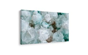 TABLEAU SUR TOILE – BEAUTÉ FRAGILE DES CRISTAUX DE MONTAGNE - IMAGES FORMES ABSTRAITES - TABLEAUX