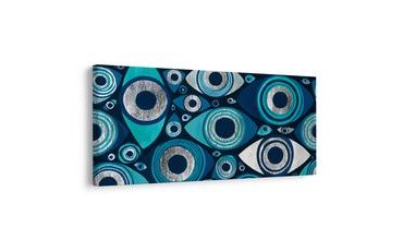 WANDBILD HYPNOTISCHE KREISE UND AUGEN - WANDBILDER NACH MOTIV - BILDER