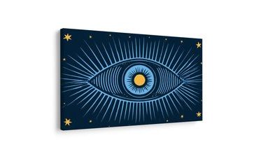 WANDBILD MYSTISCHES AUGE DER STERNENNACHT - WANDBILDER NACH MOTIV - BILDER