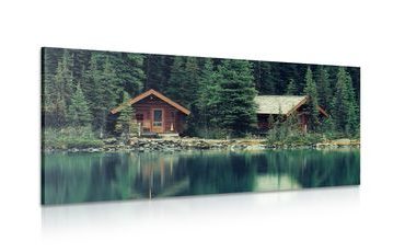 CANVAS PRINT YOHO PARK IN CANADA - PICTURES OF NATURE AND LANDSCAPE - PICTURES