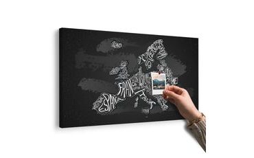 OBRAZ WSPÓŁCZESNA MAPA EUROPY NA KORKU - OBRAZY NA KORKU - OBRAZY