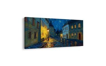 OBRAZ HVĚZDNÉ MĚSTSKÉ KLIDNO - OBRAZY MĚSTA - OBRAZY