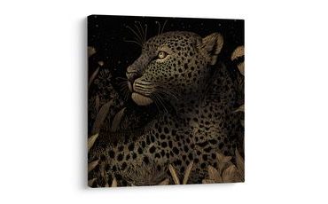 SLIKA TAJANSTVENI POGLED LEOPARDA - SLIKE LAVOVA I TIGROVA - SLIKE