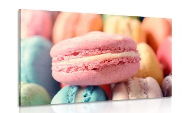 TABLOU MACARONS COLORATE - TABLOURI BĂUTURI ȘI MÂNCARE - TABLOURI