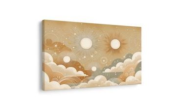 SLIKA NEBO PLEŠE SUNCIMA I ZVIJEZDAMA - DJEČJE SLIKE SVEMIR - SLIKE