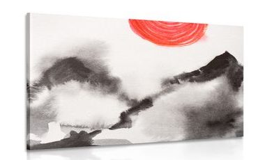 IMPRESSION SUR TOILE PEINTURE JAPONAISE - IMPRESSION SUR TOILE DE NATURE ET PAYSAGE - IMPRESSION SUR TOILE