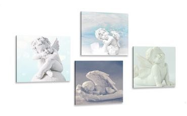 SET OBRAZŮ NEBESKÁ HARMONIE - SESTAVY OBRAZŮ - OBRAZY