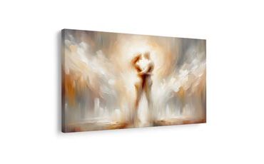 WANDBILD LEIDENSCHAFTLICHE LIEBESVERBINDUNG - BILDER MIT LIEBESMOTIVEN - BILDER