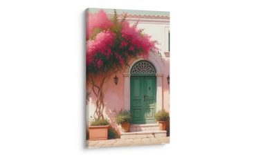 WANDBILD MEDITERRANER EINGANG - BILDER BÄUME UND LAUB - BILDER