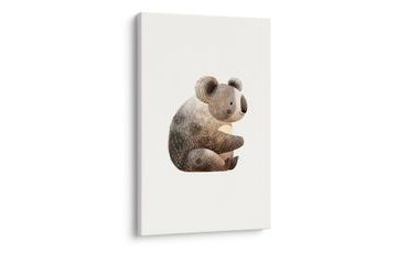 WANDBILD NIEDLICHER TEDDYBÄR - KINDERBILDER TIERE - BILDER