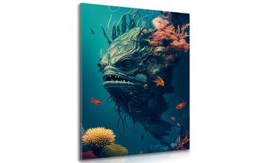 OBRAZ SURREALISTICKÁ PODMORSKÁ PRÍŠERA - OBRAZY PODMORSKÝ SVET - OBRAZY