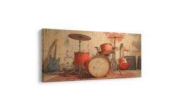 SLIKA GLAZBENI INSTRUMENTI U STUDIJU - GLAZBENE SLIKE - SLIKE