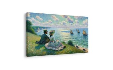 WANDBILD ROMANTISCHER MEERESBLICK - BILDER MEER UND STRAND - BILDER