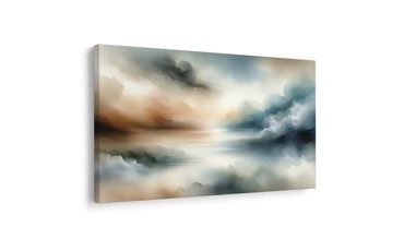 OBRAZ RANNÉ HMLY NAD VODOU - OBRAZY JAZERÁ - OBRAZY