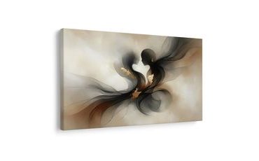 WANDBILD TANZENDE ABSTRAKTION IN BEWEGUNG - BILDER MIT LIEBESMOTIVEN - BILDER