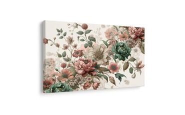 OBRAZ JEMNÉ KVĚTY V PASTELOVÝCH TÓNECH - OBRAZY KVĚTŮ - OBRAZY