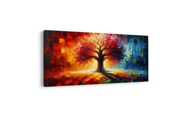 WANDBILD LEUCHTENDER HERBSTBAUM DES LEBENS - BILDER BÄUME DES LEBENS - BILDER