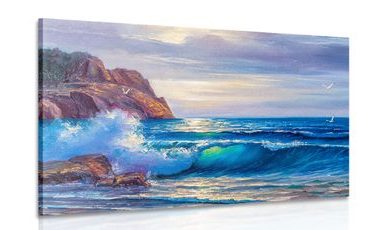 QUADRO MATTINATA AL MARE - QUADRI DI NATURA E PAESAGGIO - QUADRI