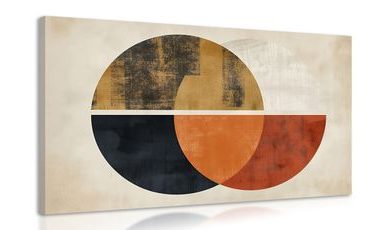 WANDBILD JAPANDI MODERNE KREISE - JAPANDI WANDBILDER - BILDER