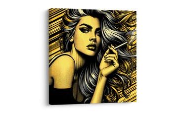 OBRAZ ŽENA S VLNITÝMI VLASY - OBRAZY ŽENY - OBRAZY