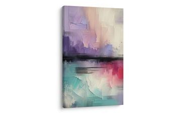 OBRAZ PASTELOVÉ SNY NA PLÁTNĚ - ABSTRAKTNÍ OBRAZY - OBRAZY