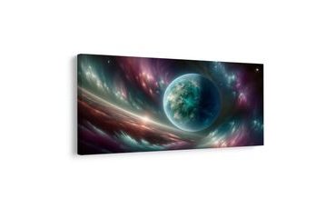 TABLEAU SUR TOILE – UNIVERS MYSTÉRIEUX - TABLEAUX DES AURORES BORÉALES - TABLEAUX