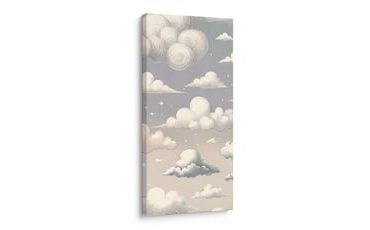 OBRAZ PASTELOWE CHMURKI - OBRAZY DZIECIĘCE - OBRAZY