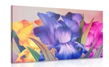 CANVAS PRINT FLORAL FANTASY - ABSTRACT PICTURES - PICTURES