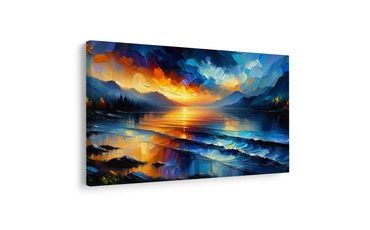 OBRAZ ZÁPAD SLUNCE NAD HORAMI - OBRAZY VÝCHOD A ZÁPAD SLUNCE - OBRAZY