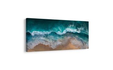 OBRAZ OCEÁNSKÁ PĚNA A PÍSEČNÉ POBŘEŽÍ - OBRAZY MOŘE A PLÁŽ - OBRAZY