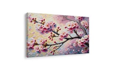 OBRAZ RŮŽOVÉ KVĚTY JARA - OBRAZY KVĚTŮ - OBRAZY