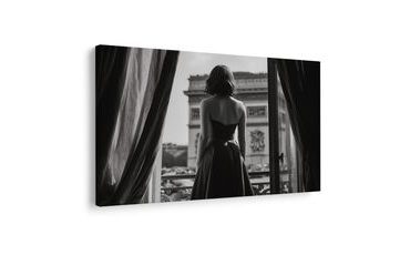 KÉP ELBŰVÖLŐ LÁNY PÁRIZSI LAKÁSBAN - NŐKET ÁBRÁZOLÓ KÉPEK - KÉPEK