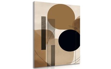 CANVAS PRINT ABSTRACT SHAPES NO6 - PICTURES OF ABSTRACT SHAPES - PICTURES