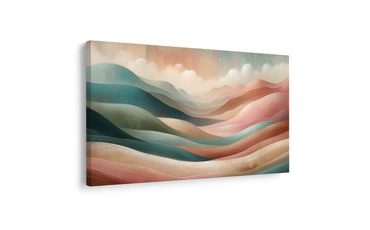 OBRAZ PASTELOVÉ VLNY HORSKÉ KRAJINY - OBRAZY HORY - OBRAZY
