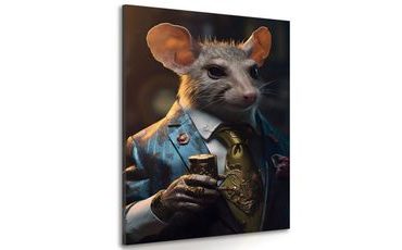 OBRAZ ZVÍŘECÍ GANGSTER POTKAN - OBRAZY ZVÍŘECÍ GANGSTEŘI - OBRAZY