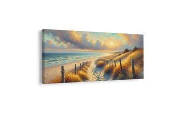SLIKA OBALA V TOPLI SVETLOBI - SLIKE MORJE IN PLAŽA - SLIKE